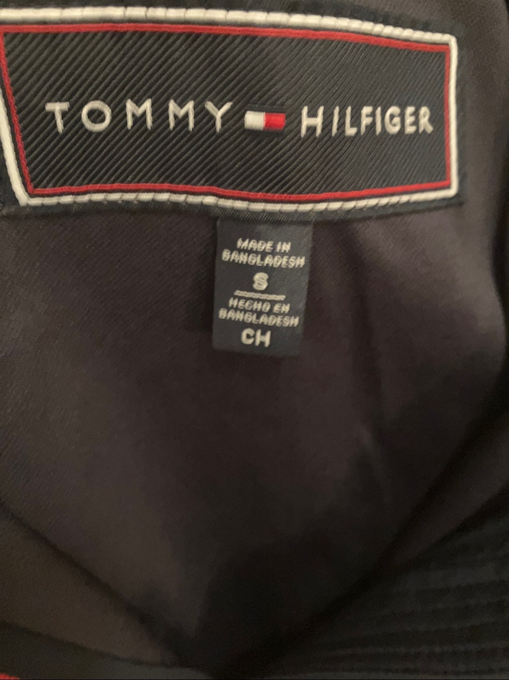 NWT, Tommy Hilfiger Navy Blue Jacket, With Hood, Size S - Picture 4 of 5